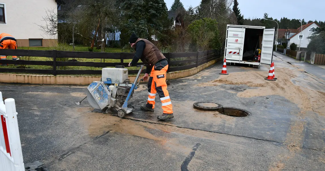 Symbolbild Wasserrohrbruch
